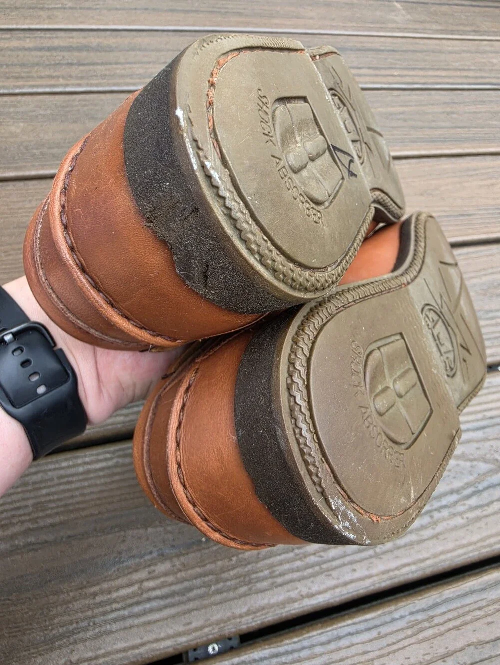 Mephisto Hurrikan Spinnaker Moc Toe Boat Shoes Hazelnut Leather Size 10